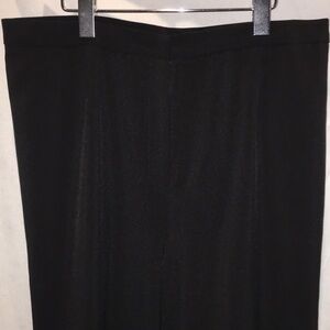 Worthington Stretch Trouser Pants | Black | Size 16